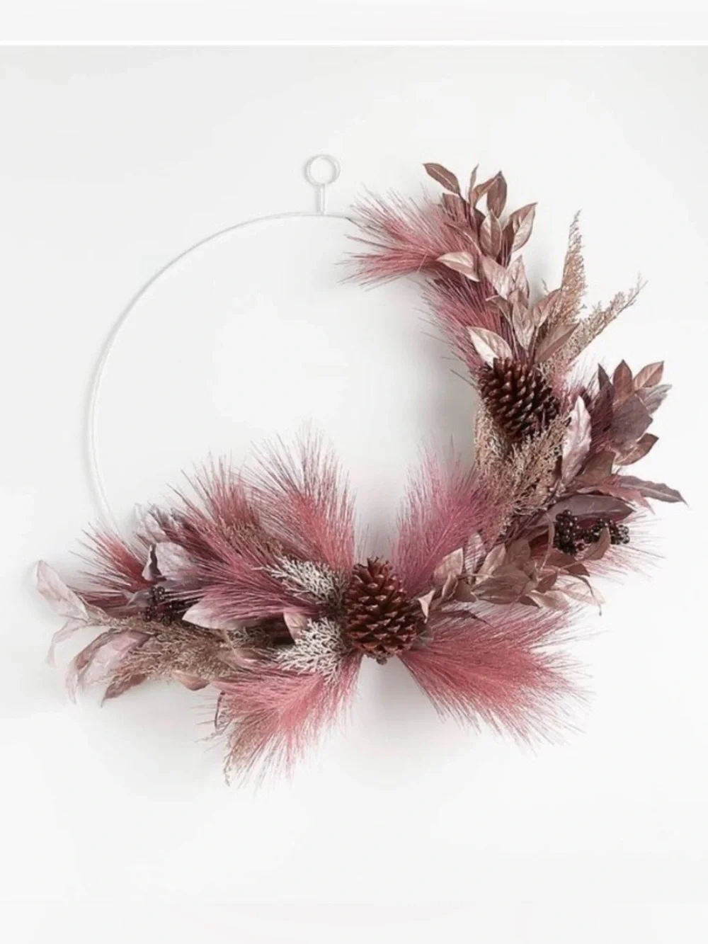 Crate&Barrel Blush Hoop Wreath